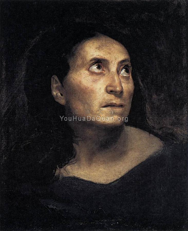 A Mad Woman - 欧仁·德拉克洛瓦